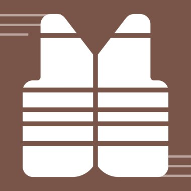  Emanet yelek kutsal kişilerin resmi, vektör çizim