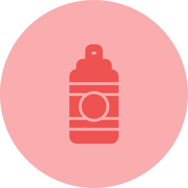 Losyon şişesi simgesi, basit vektör illüstrasyonu