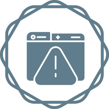 uyarı işareti basit illüstrasyon