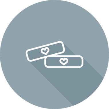 Alyans simgesinin vektör illüstrasyonu 