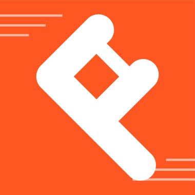 Diş ipi simgesi, basit tarzı