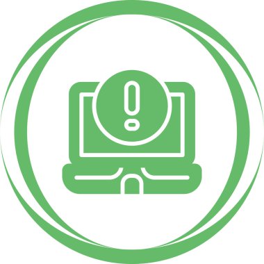 dizüstü bilgisayar simgesi, vektör illüstrasyonu basit tasarım