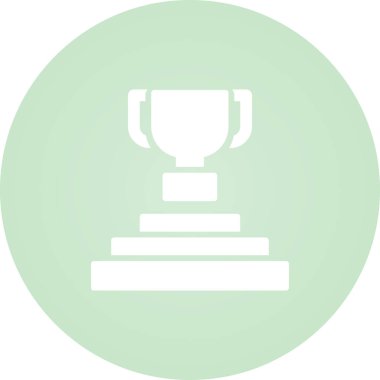 kupa simgesi, web basit illüstrasyon