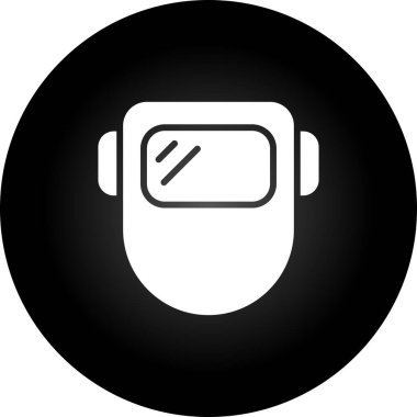 Kaynak maskesi simgesinin web illüstrasyonu