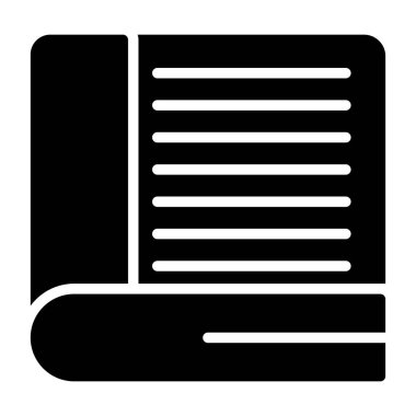 kitaplar düz simge, vektör illüstrasyonu