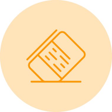 Silgi web simgesinin vektör illüstrasyonu 