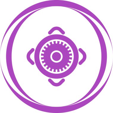 hedef ağ simgesi, vektör illüstrasyonu