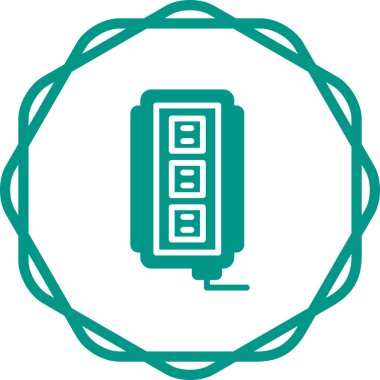 soket simgesi web basit illüstrasyon