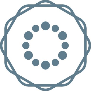 Spinner Web simgesi yükleniyor, basit illüstrasyon 