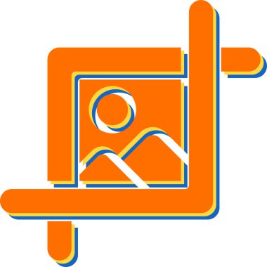  Resim simgesi. Grafiğin vektör illüstrasyonu