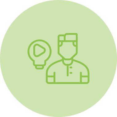 - Bilgi. Web simgesi basit illüstrasyon