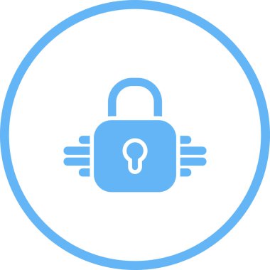 Ağ Erişim Kontrol Web simgesi vektör çizimi