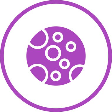 Ay ağ simgesinin vektör illüstrasyonu