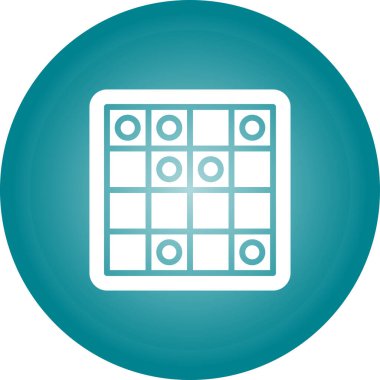 strateji oyun simgesi, web illüstrasyonu