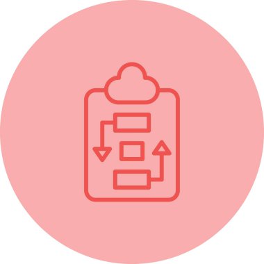 İş Planı simgesinin vektör illüstrasyonu    