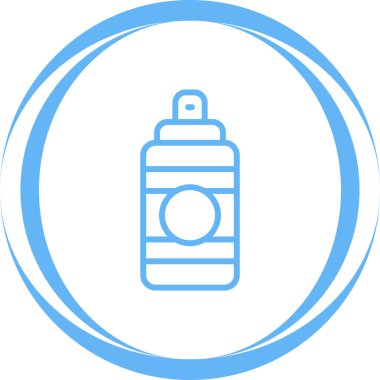 Losyon şişesi simgesi, basit vektör illüstrasyonu