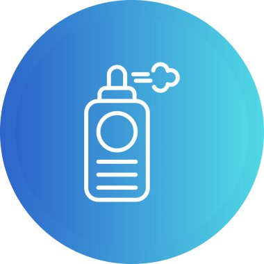 Sprey kutusu. Web simgesi basit illüstrasyon