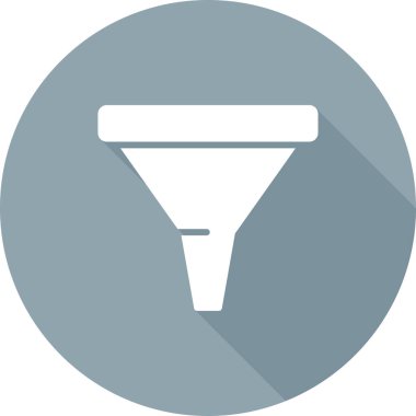 Çöp Posta Filtresi web simgesi, basit vektör illüstrasyonu