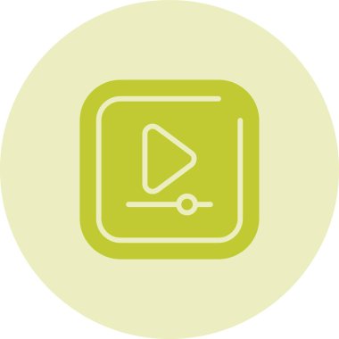 Video oynatımını kutsal kişilerin resmi, vektör çizim