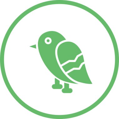 Kuş Logosu soyut tasarım vektörü şablonu