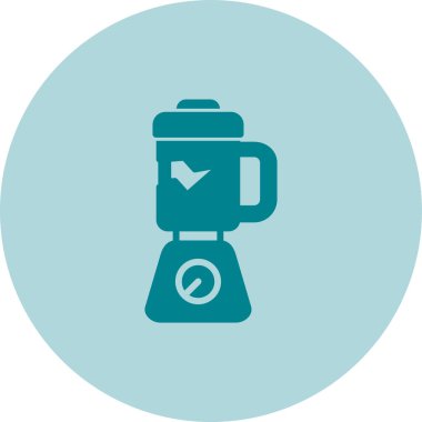 Gıda Blender simgesinin vektör çizimi