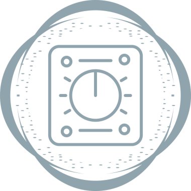 Web ve mobil uygulama tasarımınız için beyaz arkaplanda izole edilmiş loş simge vektörü. Logo logosu konsepti