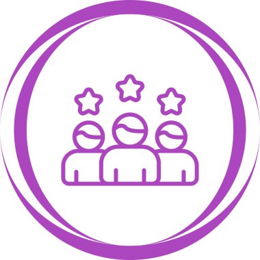 Müşteri Deneyimi simgesinin vektör illüstrasyonu