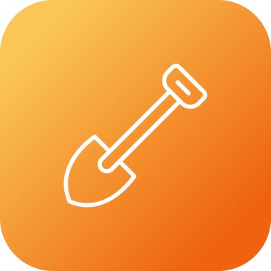 Web simgesi kürek, illüstrasyon vektör           