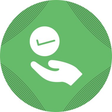 Tamamlanmış görev, işaretleme simgesi, vektör illüstrasyonunu kontrol et