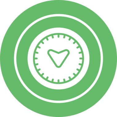 pusula web simgesi tasarımı çizimi