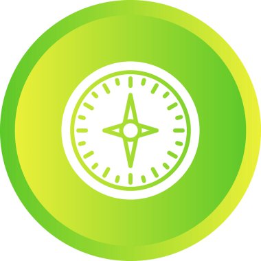 pusula simgesi web basit illüstrasyon