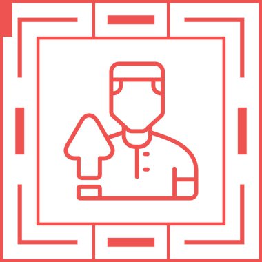 user icon, vector illustration simple design