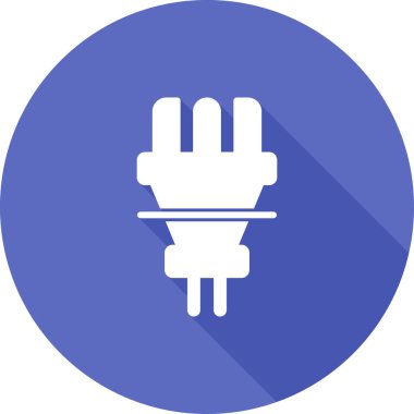 elektrik prizi simgesi. Web illüstrasyonu