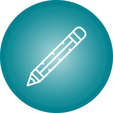 Kalem. Web simgesi basit illüstrasyon 