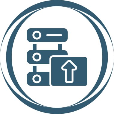 Web simge vektör çizim upload