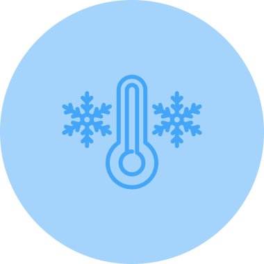 termometre simgesi, vektör illüstrasyonu basit tasarım 