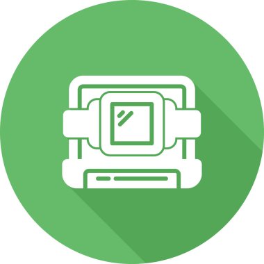 dizüstü bilgisayar web simgesi, basit illüstrasyon