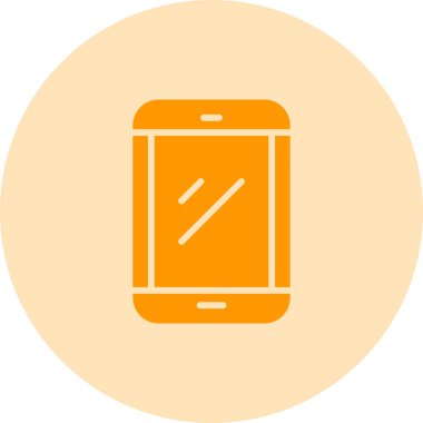 Akıllı telefon. Web simgesi basit illüstrasyon 