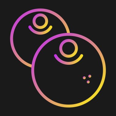  Böğürtlen web ikonu vektör illüstrasyonu 