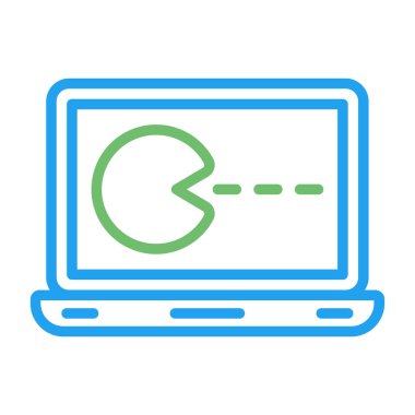 Video Oyun simgesinin vektör illüstrasyonu