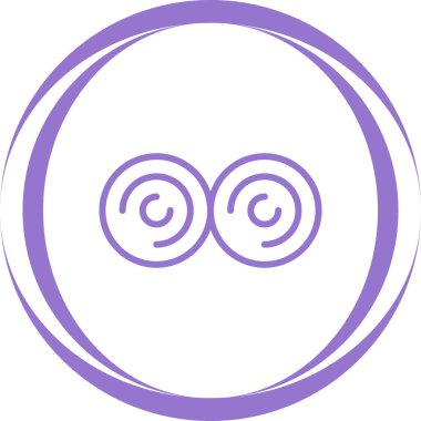 Hay Bales Web simgesi vektör illüstrasyonu 