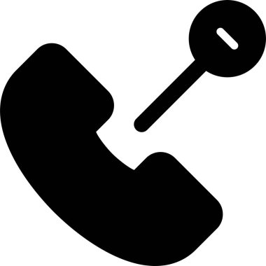 telefon arama simgesi, vektör illüstrasyonu