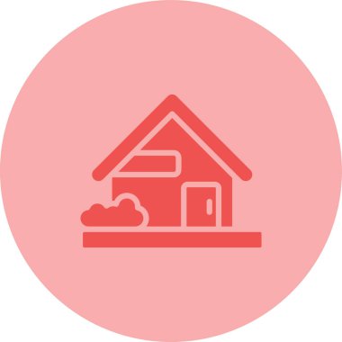 ev ikonu vektör illüstrasyonu. bina işareti sembolü 