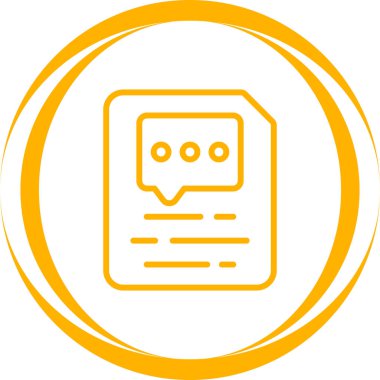 Belge yorum simgesi, vektör illüstrasyonu ekle