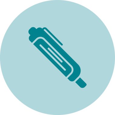 Voltaj dedektörü kalem simgesi, vektör illüstrasyonu basit tasarım