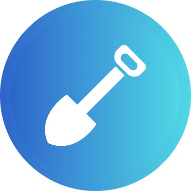 Web simgesi kürek, illüstrasyon vektör           