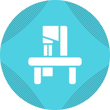 Modern Bant Testere simgesinin vektör çizimi    