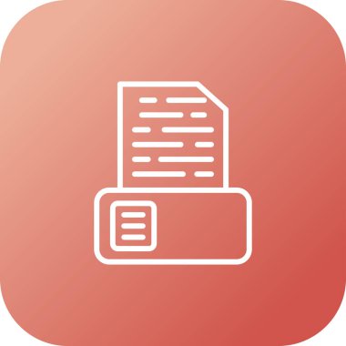 Depolama web simgesi, basit vektör illüstrasyonuName 