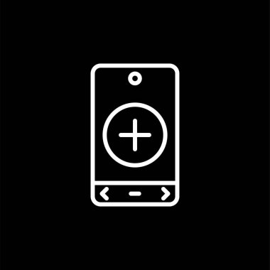 Artı İşaretle, Simge Vektörü İllüstrasyon Logo Şablonu Beyaz Arkaplanda İzole Ekle.