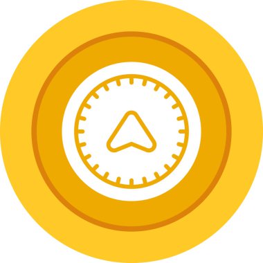 pusula web simgesi tasarımı çizimi